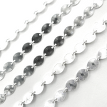 Load image into Gallery viewer, V164SS. Sterling Silver Textured Oval Link Chain