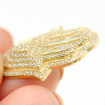 Load image into Gallery viewer, KG73. 14K Solid Gold Hamsa Charm