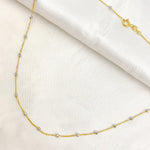 Load image into Gallery viewer, Gold Satellite Yellow and White Gold Chain