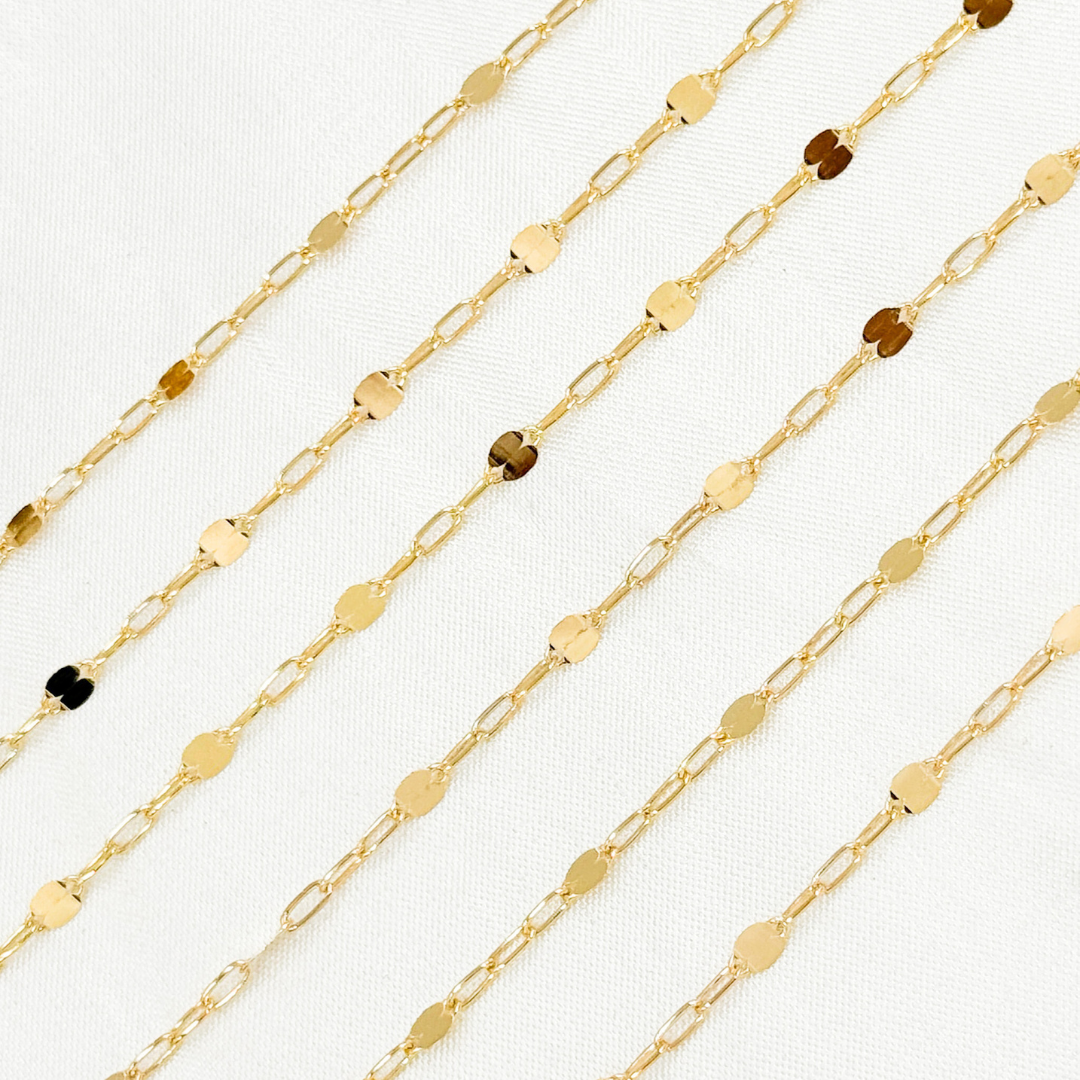 Gold Filled Marina and Cable Link Chain