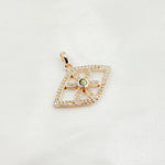 Load image into Gallery viewer, Sterling Silver Eye Pendant with Gemstone