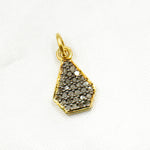 Load image into Gallery viewer, DC1015. Diamond Sterling Silver Drop Charm