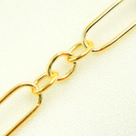 Load image into Gallery viewer, 333GF. 14k Gold Filled 1 Long Oval link & 3 Round Link Chain