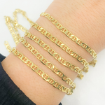 Load image into Gallery viewer, Y66GP. Gold Plated 925 Sterling Silver Flat Marina Chain