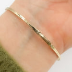 Load image into Gallery viewer, BNL68545. 14K Solid Gold Diamond Bangle