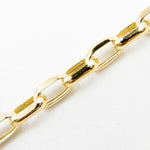 Load image into Gallery viewer, 100HVR5614000. 14K Solid Yellow Gold Diamond-Cut Oval Rolo Hollow Chain Necklace