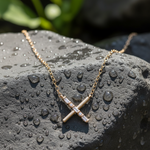 Load image into Gallery viewer, NFA71999. 14K Solid Gold Diamond Necklace