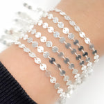 Load image into Gallery viewer, Sterling Silver Disc Chain
