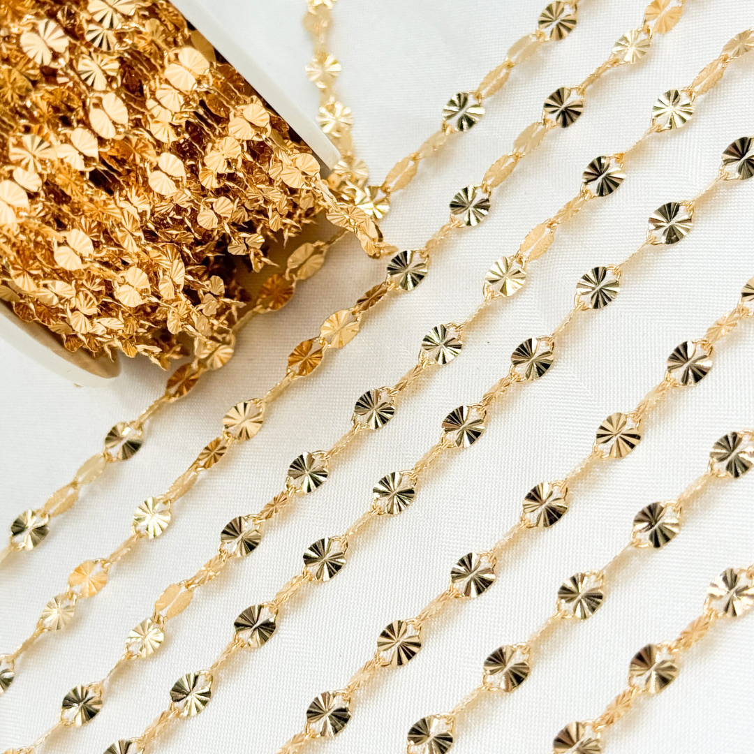 Shop Now 14k Gold Filled Diamond Cut Marina Chain