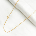 Load image into Gallery viewer, 14K Solid Gold-Filled Satellite Ball Finished Necklace.