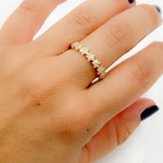 Load image into Gallery viewer, 14k Solid Gold Diamond Stars Ring.