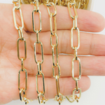 Load image into Gallery viewer, 925 Sterling Silver Flat Paper Clip Chain