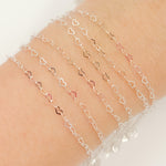 Load image into Gallery viewer, Shop Sterling Silver Flat Heart Link Chain