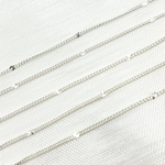 Load image into Gallery viewer, 925 Sterling Diamond Cut Marina Link Chain