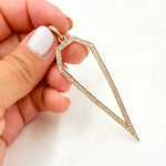 Load image into Gallery viewer, DP054. Diamond Silver Arrow Pendant