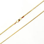 Load image into Gallery viewer, 160CCTD. 14k Solid Yellow Gold Snake Necklace
