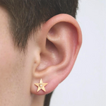 Load image into Gallery viewer, 14K Yellow Gold Diamond Star Jewelry Set
