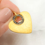 Load image into Gallery viewer, Diamond Sterling Silver Heart Pendants
