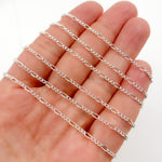 Load image into Gallery viewer, Shop Silver Figaro Chains