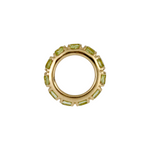 Load image into Gallery viewer, 14K Solid Gold Gemstone Round Ring Slider