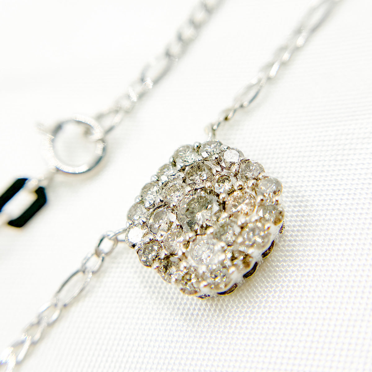 JUSTE NECKLACE 2.2MM GOLD FULL DIAMONDS main image 1