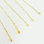 Load image into Gallery viewer, Buy Gold-filled Ball 2 Inch Headpin