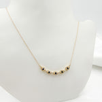 Load image into Gallery viewer, NFE70852BS. 14k Solid Gold Diamond and Blue Sapphire Eye Necklace