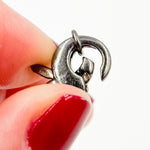 Load image into Gallery viewer, Buy Now Black Rhodium Sterling Silver Trigger Clasp