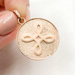 Load image into Gallery viewer, DP563. Sterling Silver Round Pendant
