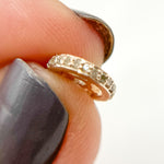 Load image into Gallery viewer, DC583. Diamond & Sterling Silver Spacer Bead