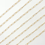 Load image into Gallery viewer, V313GF. 14K Gold Filled Diamond Cut Paperclip Chain
