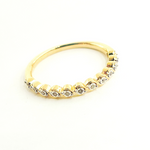 Load image into Gallery viewer, 14K Solid Gold Diamond Ring.