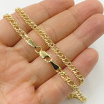 Load image into Gallery viewer, 14K Solid Gold Curb Chain