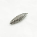Load image into Gallery viewer, DC824. Diamond & Sterling Silver Long Oval Bead