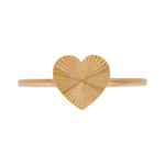 Load image into Gallery viewer, Solid Gold Heart Ring