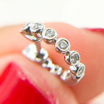 Load image into Gallery viewer, Diamond Hoop Earrings