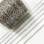 Load image into Gallery viewer, Sterling Silver Paperclip Link Chain