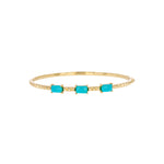 Load image into Gallery viewer, CB96494. 14K Solid Gold Gemstone Bangle