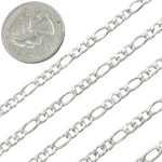 Load image into Gallery viewer, Y60SS. Sterling Silver Figaro Chain
