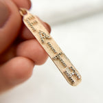 Load image into Gallery viewer, DP339. Diamond & Sterling Silver Faith Pendant