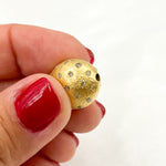 Load image into Gallery viewer, Diamond Sterling Silver Oval Bead
