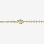 Load image into Gallery viewer, BFR60931EM. 14k Solid Gold Diamond and Emerald Bracelet
