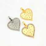 Load image into Gallery viewer, DP427. Diamond Sterling Silver Heart Pendant