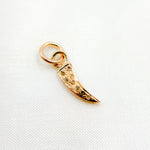 Load image into Gallery viewer, DC362. Diamond Sterling Silver Mini Horn Charm