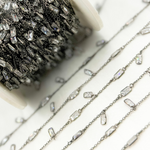 Load image into Gallery viewer, Cubic Zirconia Rectangle Shape Dangle & Connected Wire Chain. CZ35
