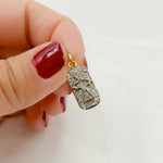 Load image into Gallery viewer, DC323. Diamond Sterling Silver Rectangle Cross Charm