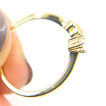 Load image into Gallery viewer, 14K Solid Gold Flower Diamond Ring.