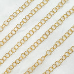 Load image into Gallery viewer, 14K Gold-Filled Twisted Round Link Chain