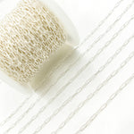 Load image into Gallery viewer, Silver Paperclip Chain