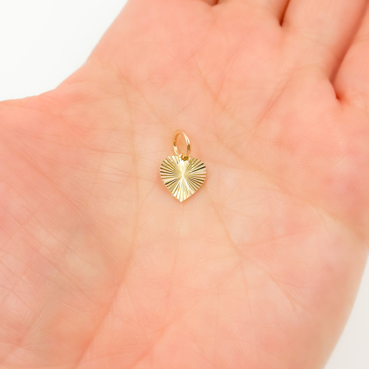 Buy 14K Solid Gold Heart Shape Charm